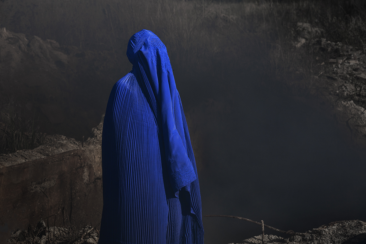 In the eye of the storm.