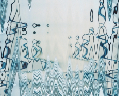 Distortions- Metal steps down to the Thames river