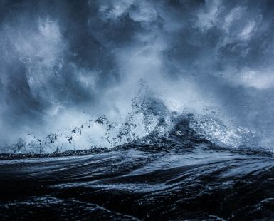 Edge of the wave. Mountain