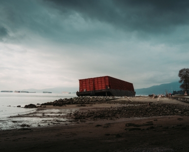 Barge Chilling Beach