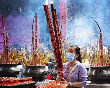 Superstitious person.