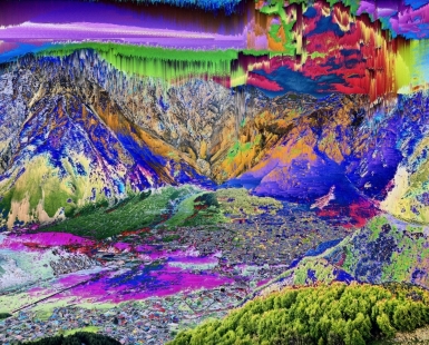 Stepantsminda before sunset