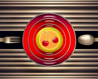 Cherry Fruit Dessert