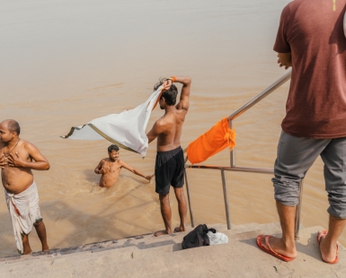 Bath in Ganga River