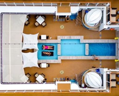 Two Women in the Pool