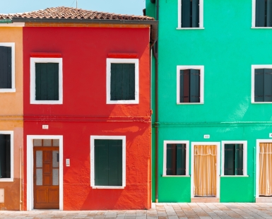 Burano Island.