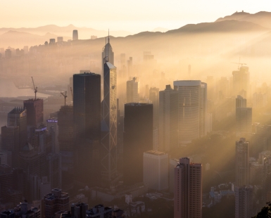 City Shrouded In Tulle