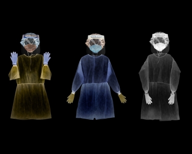 PPE Pandemic Portraits- Luminosity, Colour & B&W